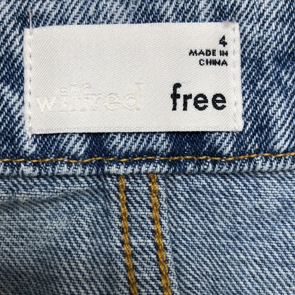 Aritzia Wilfred Free Denim Mini Skirt - Picture 5 of 7
